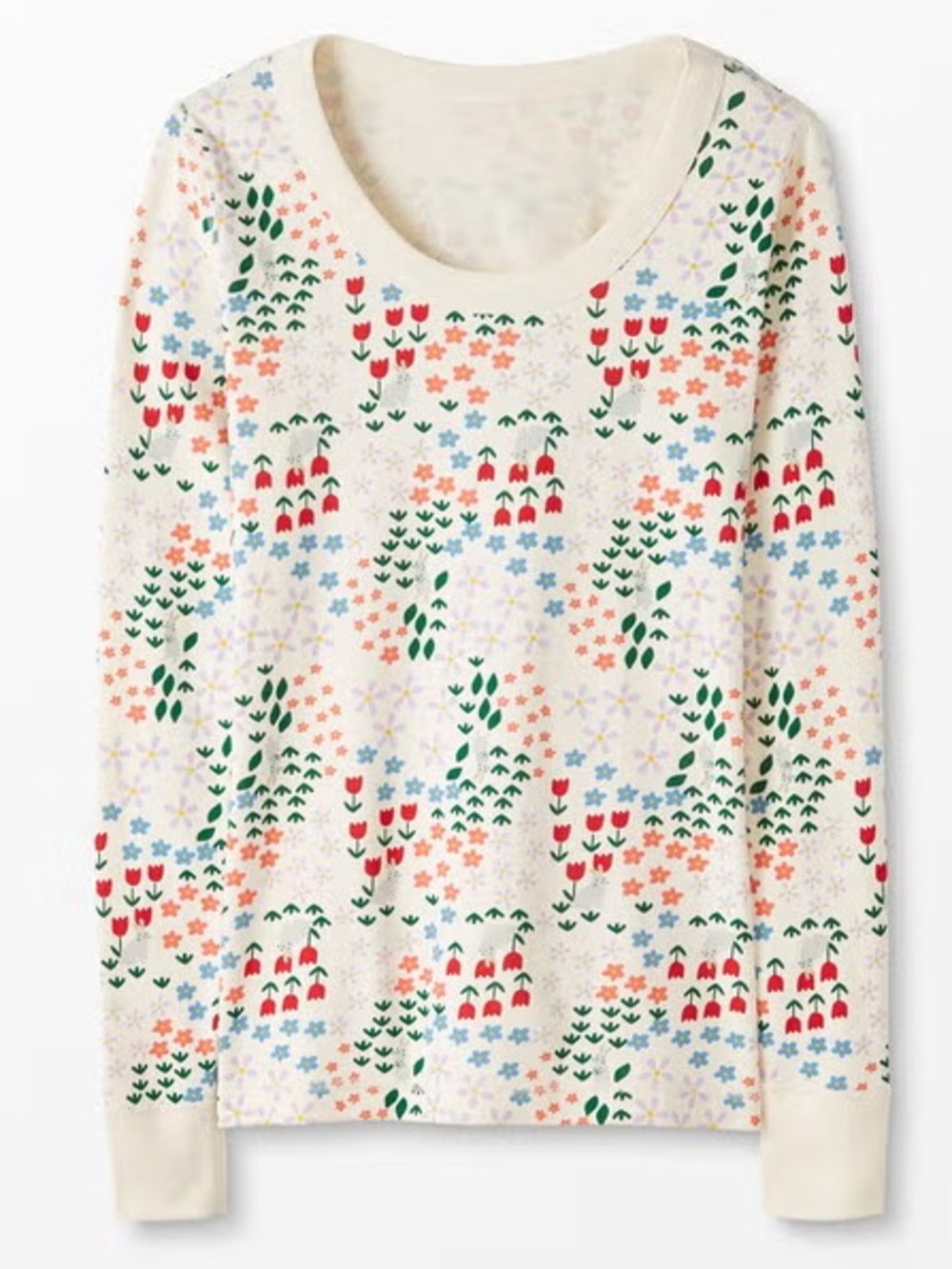 Hanna Andersson Women’s Small “Mellow Meadow” Pajama Top